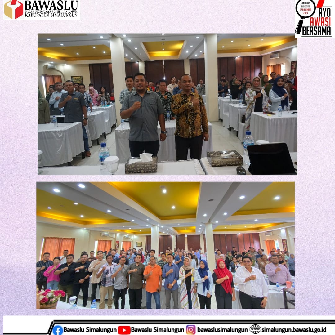 Foto bersama narasumber dengan peserta Rakernis