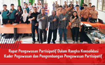 Bawaslu Provinsi Sumut gelar Rapat Pengawasan Partisipatif di Aula Kantor Bawaslu Kabupaten Simalungun.
