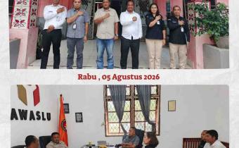 Bawaslu Simalungun Terima kunjungan KPU Simalungun Terkait Koordinasi PDPB Tahun 2026